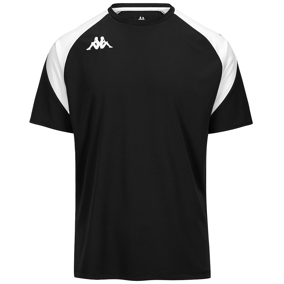 Kappa Loreto Football Jersey Mens Black White