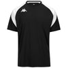 Kappa Loreto Football Jersey Mens Black White