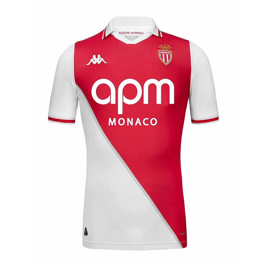 AS Monaco 2024/25 Kappa Home Jersey