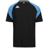 Kappa Loreto Football Jersey Mens Black White